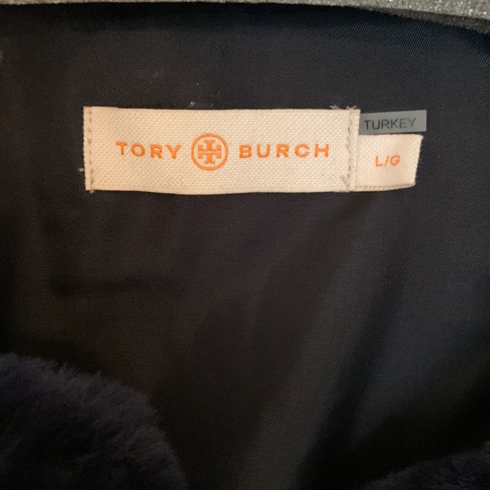 Full Length• Royal Blue•Lamb and Rabbit Fur Coat• Tory Burch - Picture 10 of 13